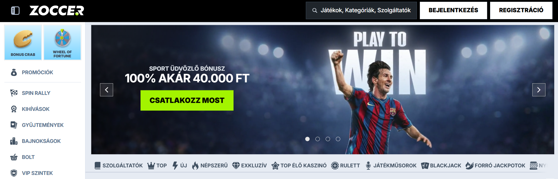 Zoccer interface